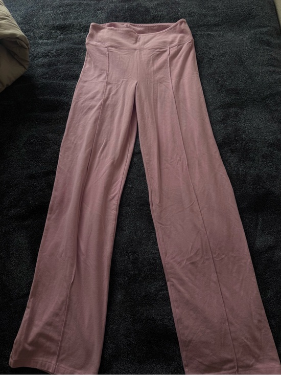 PINK Victoria's Secret Pants - PINK Victoria's Secret Wide Leg High-Rise Pants in Mauve Pink